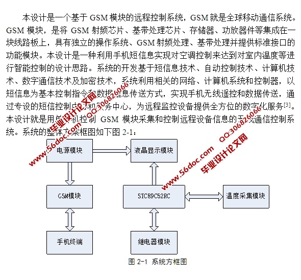 基于单片机和GSM家用电器远程控制设计(含电路图,程序)