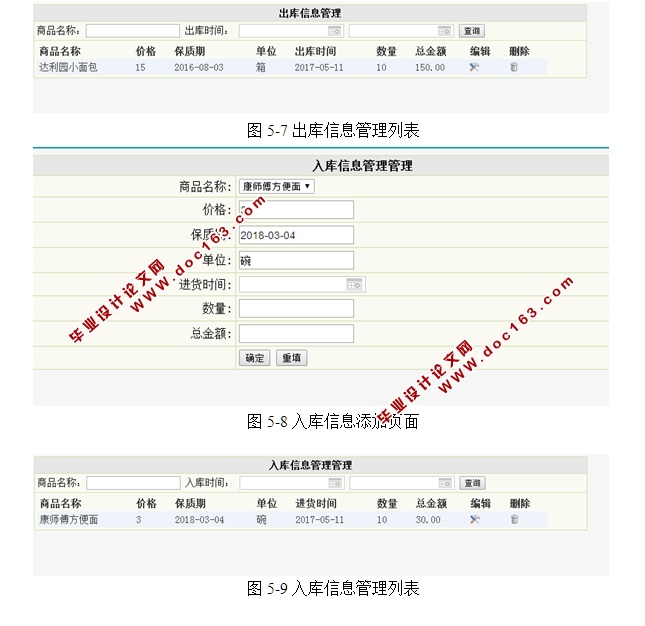 仓库管理系统的设计与实现(ASP.NET,SQL)(含录像)