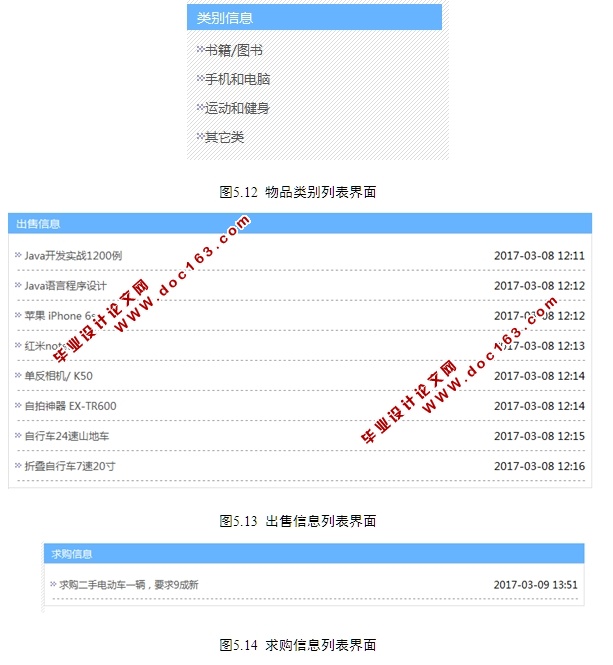 基于SSH校园网二手商品交易管理系统设计与实现(MySQL)