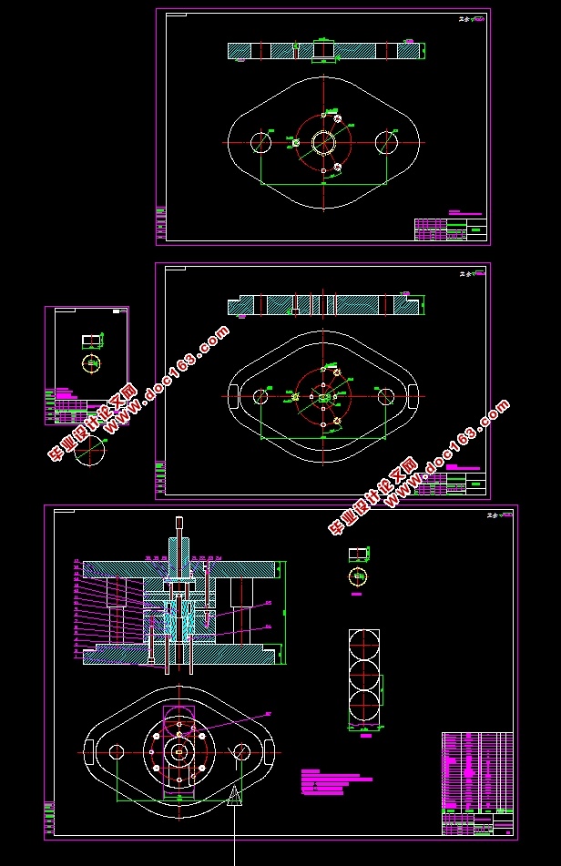 不锈钢水杯盖冲压模具设计(含CAD零件装配图,UG三维建模)