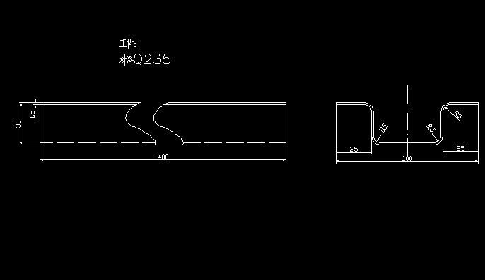 轻型卡车加强筋弯曲模设计(含CAD零件装配图)