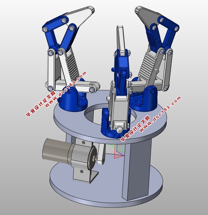 水果采摘装置设计(含CAD图,IGS,SolidWorks三维图,有限元分析)