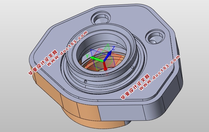 后端盖零件编程及夹具设计(含CAD图,IGS,SolidWorks三维图,工艺工序卡)