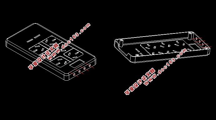 多功能插座注塑模具设计(含CAD零件装配图,STEP三维装配图)