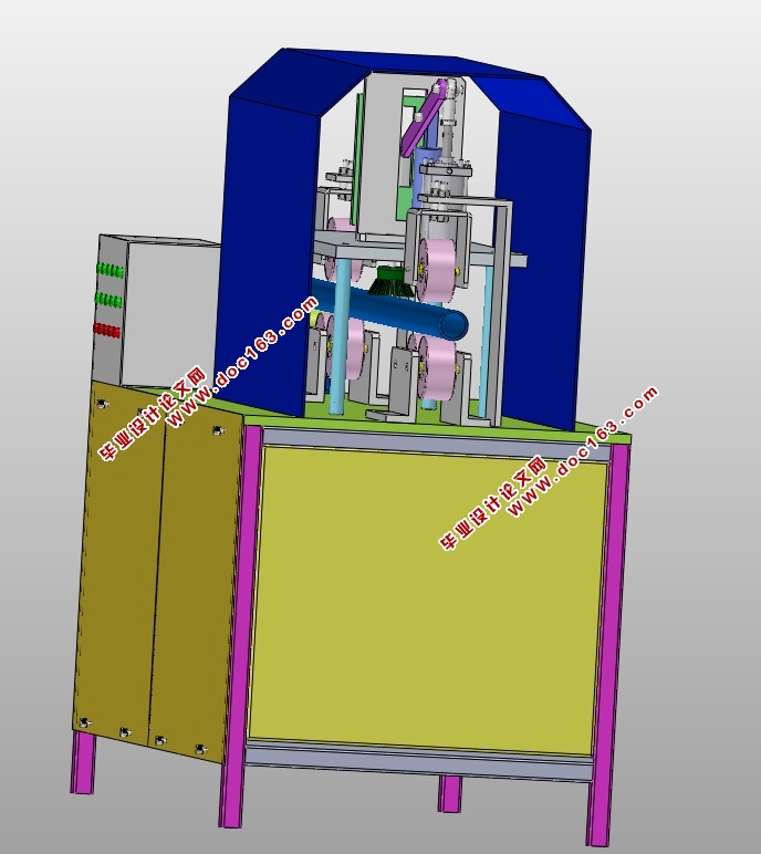 钢管表面除锈机的设计(含CAD零件装配图,SolidWorks三维图)