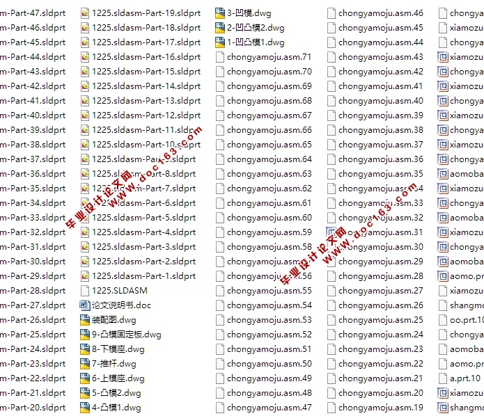 端盖零件落料冲孔复合模设计(含CAD零件装配图,PROE,SolidWorks三维图)