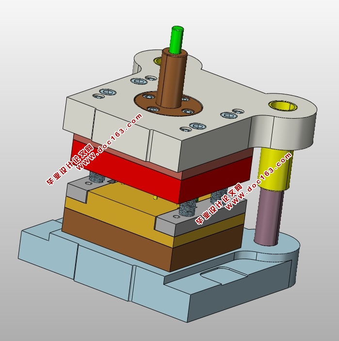 接触簧片冲裁模设计(含CAD零件装配图,STEP,SolidWorks三维图)
