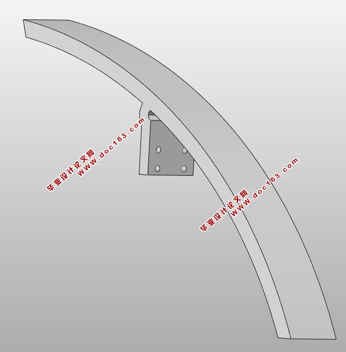 S114型碾轮式混砂机刮板优化设计(含CAD图,SolidWorks三维零件图)