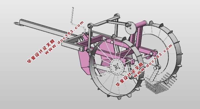 土豆挖掘机的设计(含CAD零件装配图,SolidWorks三维图)