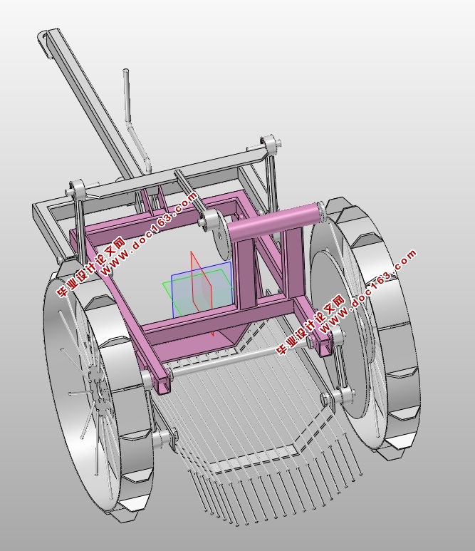 土豆挖掘机的设计(含CAD零件装配图,SolidWorks三维图)