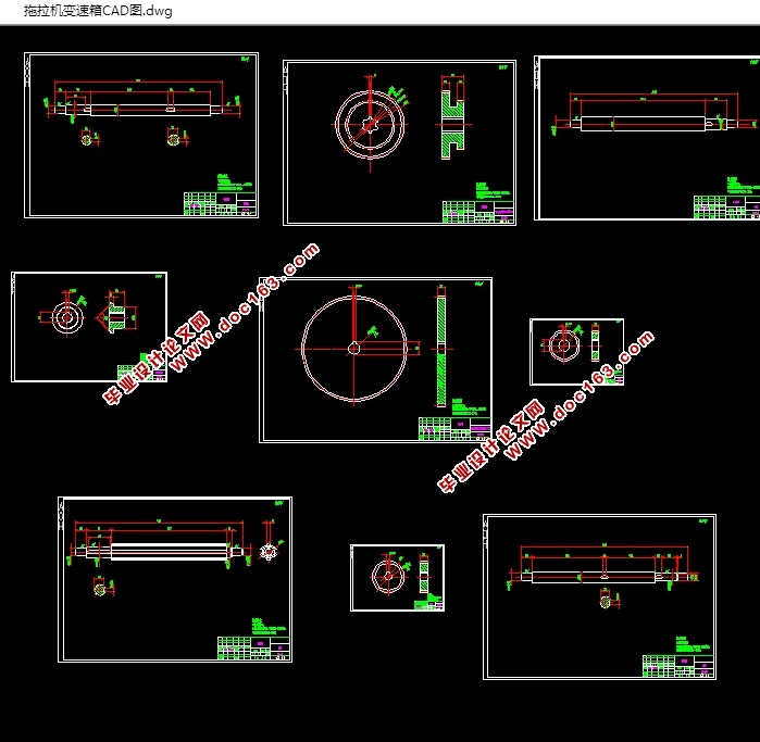 拖拉机变速箱的设计(含CAD零件装配图,STEP,x_t,SolidWorks三维图)