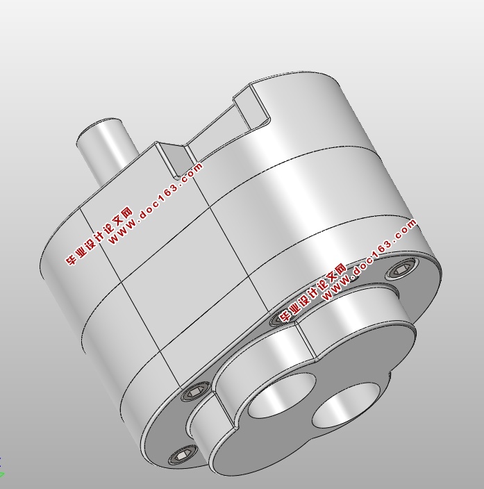 外啮合齿轮泵的设计(含CAD零件装配图,STEP,SolidWorks三维图)