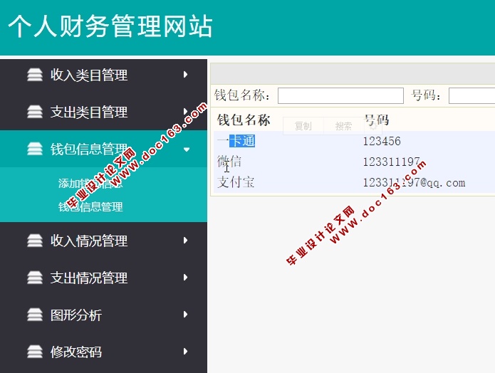 个人财务管理网站的设计与实现(ASP.NET,SQL)