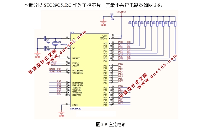基于51单片机的智能避障小车的设计