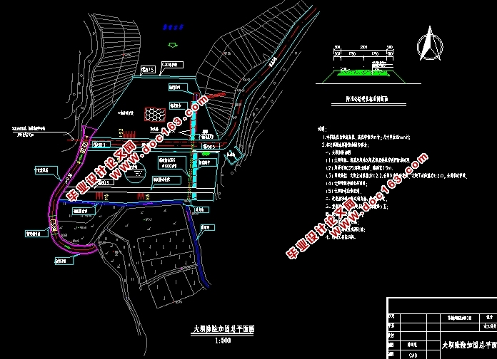 藕塘水库除险加固工程设计(含CAD图)