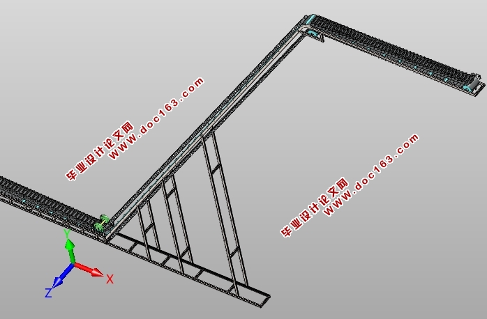 波状挡边带式输送机的设计(含CAD图,STEP,IGS三维图,SolidWorks三维图)