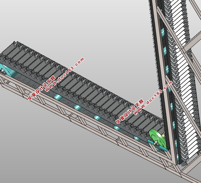 波状挡边带式输送机的设计(含CAD图,STEP,IGS三维图,SolidWorks三维图)