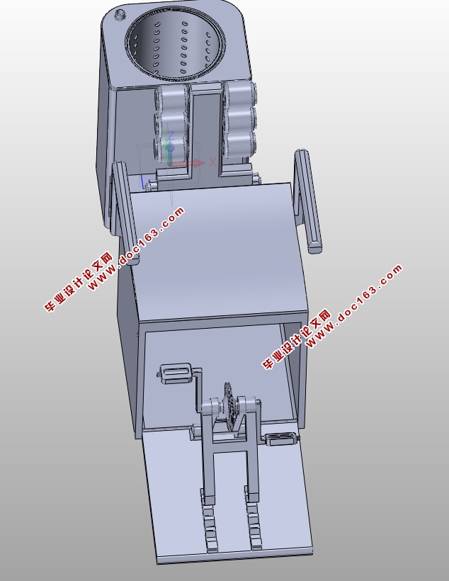 多功能呢健身洗衣机的设计(含CAD图,SolidWorks三维图)