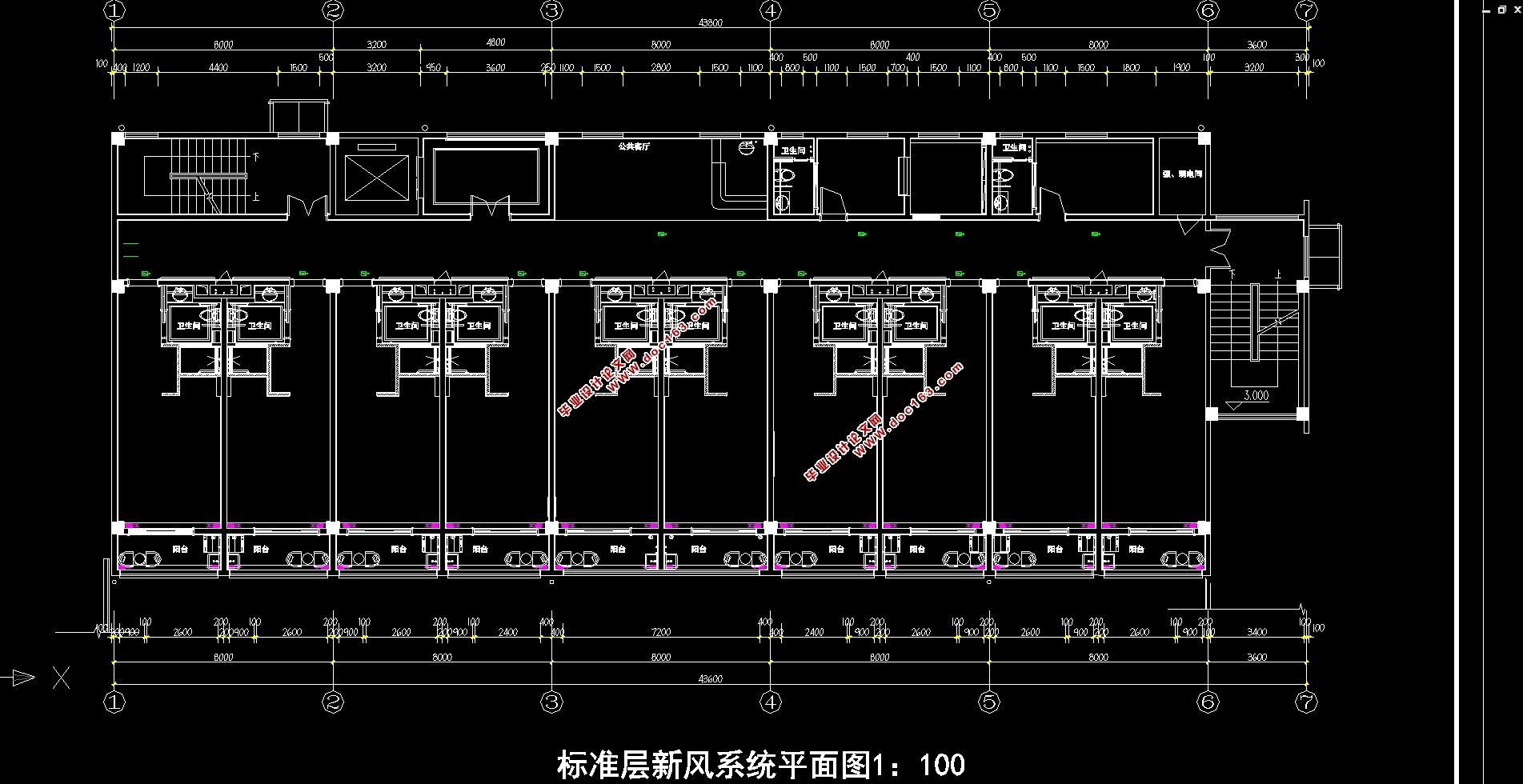 苏州8736平米养老院工程暖通空调系统设计(含CAD图)