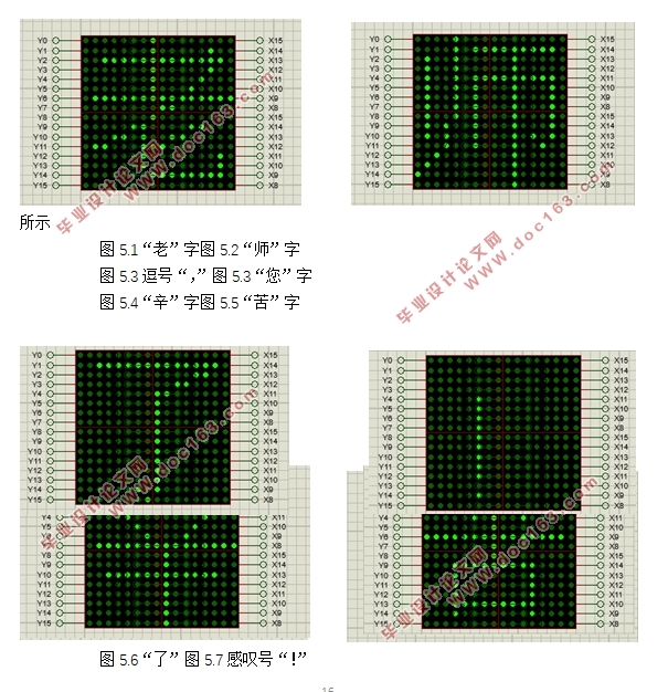 基于单片机16*16点阵广告牌的设计