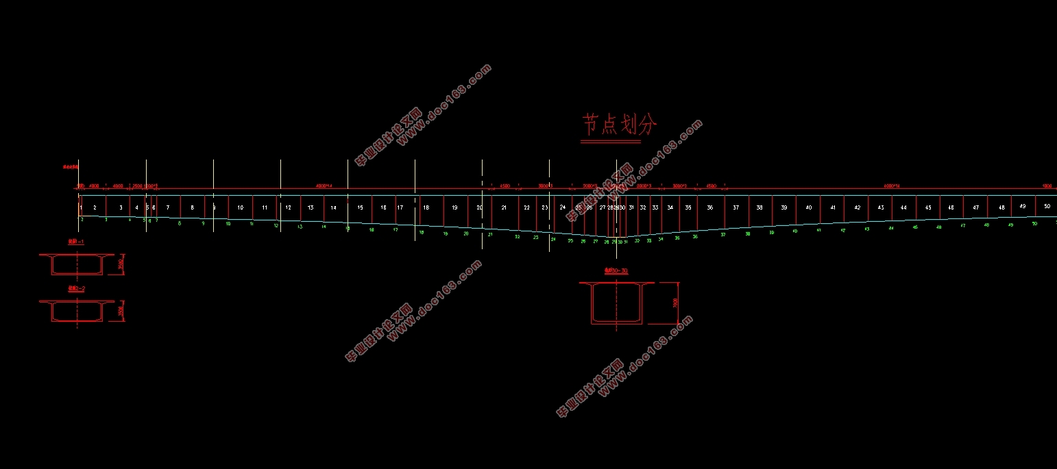 基于UHPC的150m跨度连续梁桥结构设计(90m+150m+90m)(含CAD图)