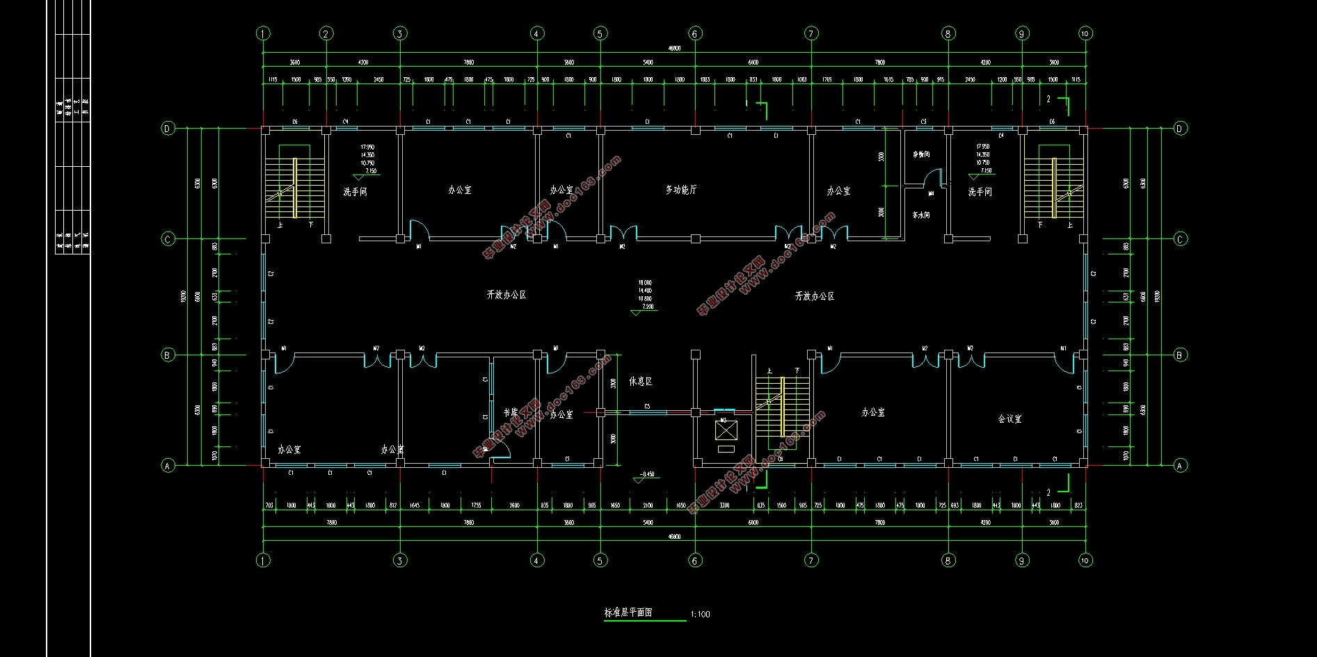 ����5294ƽ��ˮ��������ƹ�˾�ۺ�¥���(����ͼ�ṹͼ)