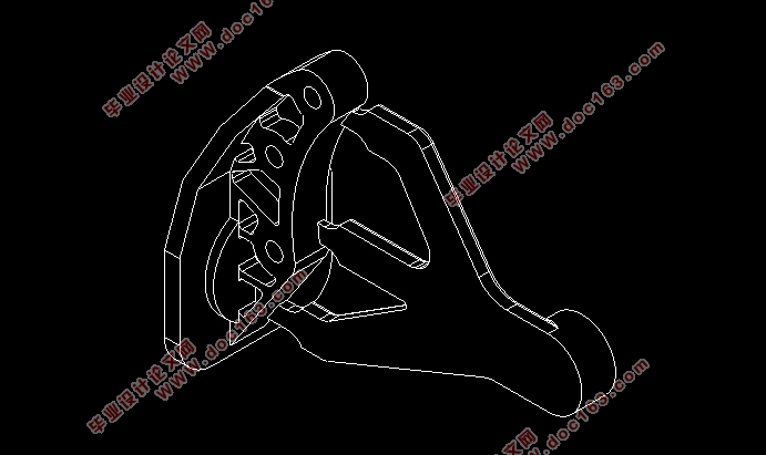发动机悬挂支架压铸成形工艺分析及模具设计(含CAD图,SolidWorks三维图)