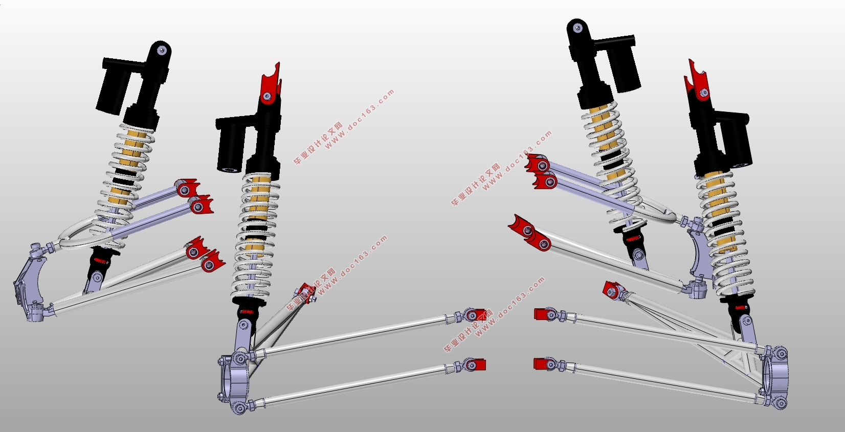 巴哈赛车悬架系统设计(含CAD零件装配图,CATIA三维图,ANSYS,Adams)