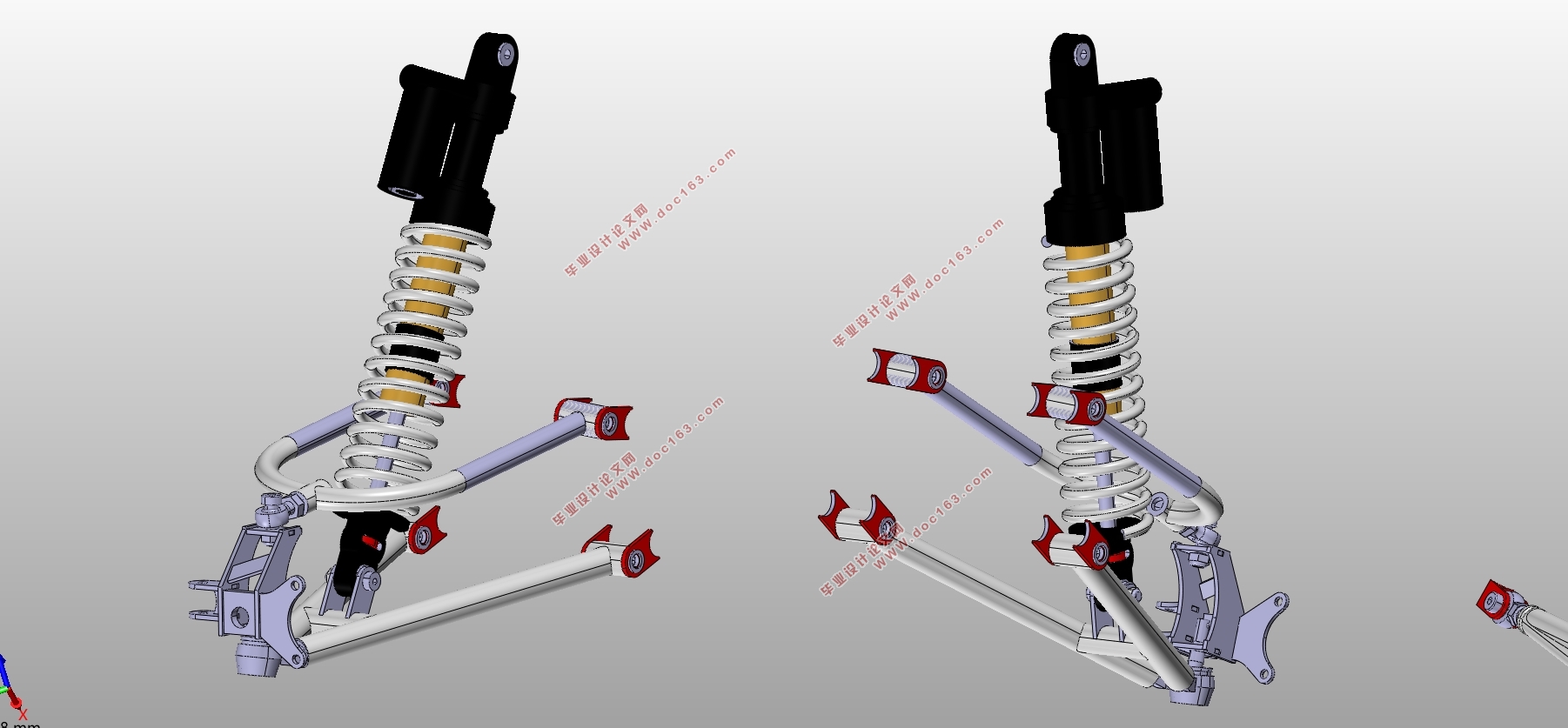 巴哈赛车悬架系统设计(含CAD零件装配图,CATIA三维图,ANSYS,Adams)