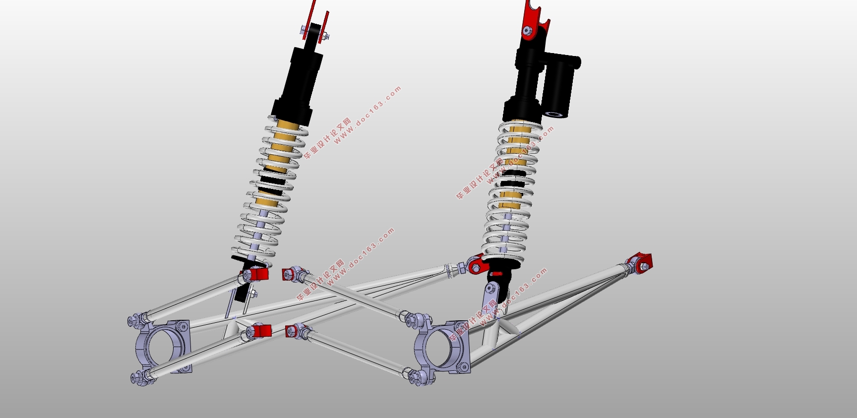 巴哈赛车悬架系统设计(含CAD零件装配图,CATIA三维图,ANSYS,Adams)
