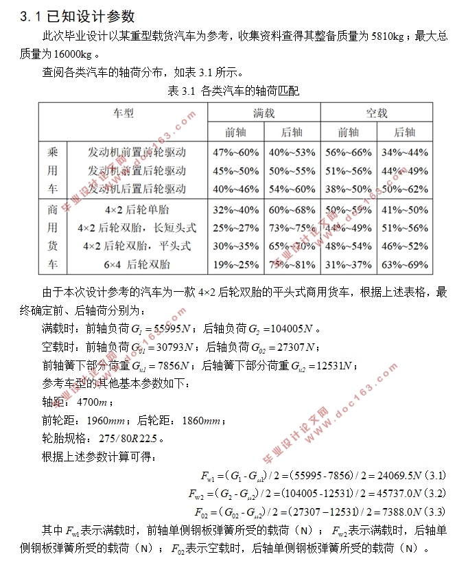重型载货汽车悬架设计(含CAD零件装配图,CATIA三维图)