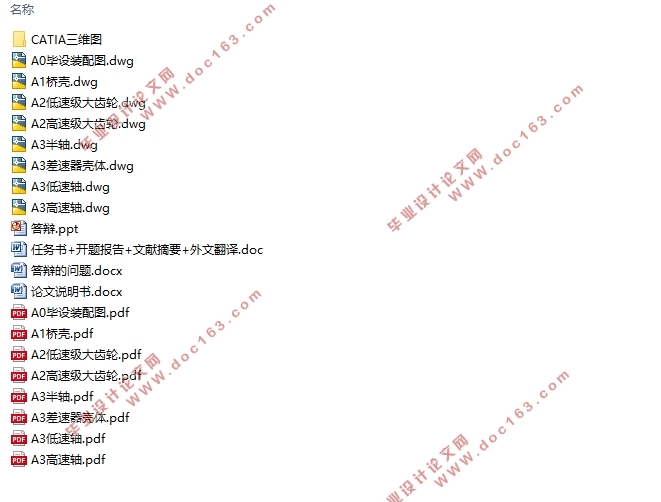 分布驱动纯电动车驱动桥设计(含CAD零件图装配图,CATIA三维图)