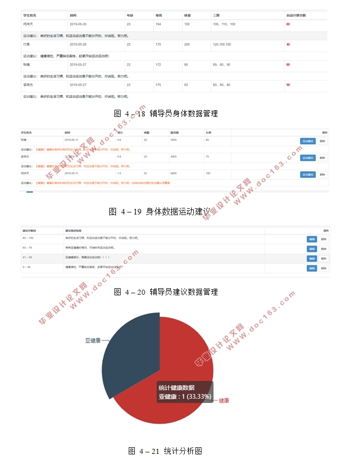 大学生健康数据管理系统的设计与实现(VisualStudio,SQLserver)