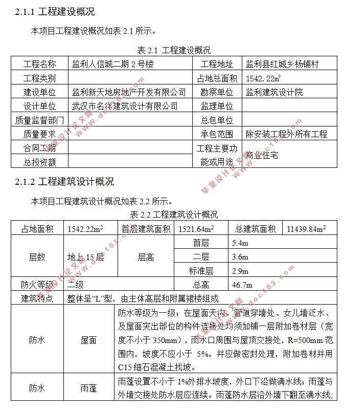 监利人信城二期2号楼商业住宅施工组织设计(施工平面布置图)