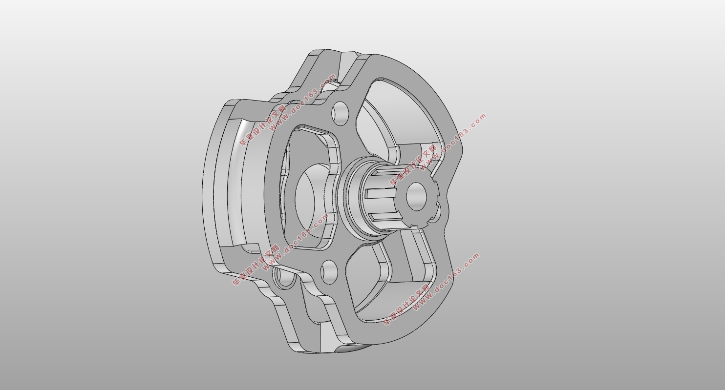 承载200kg电动轮设计(含CAD图,SolidWorks三维图)(英文版)