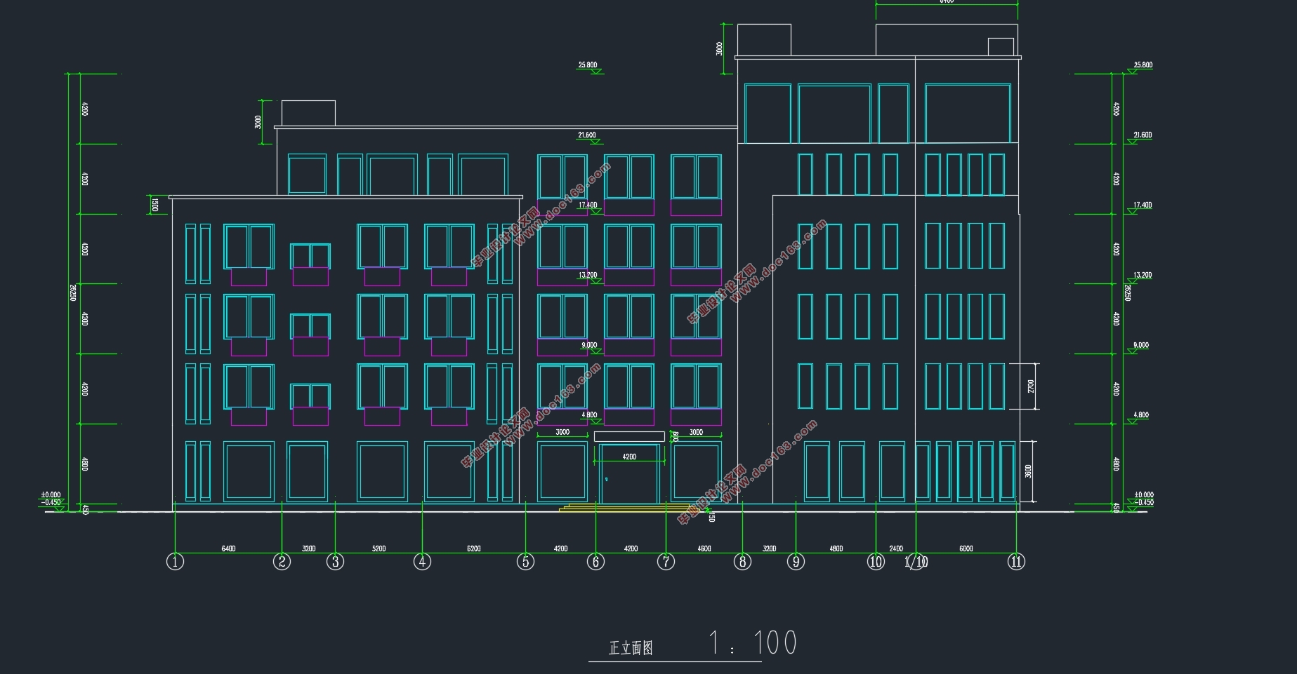 ����4100ƽ���Ϻ���԰��ҵ¥���(����ͼ�ṹͼ)