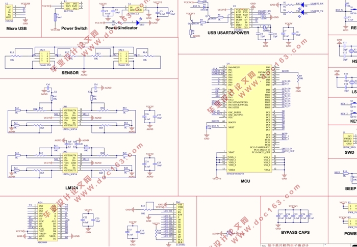 基于单片机的电子鼻设计(附程序清单,原理图,PCB图)