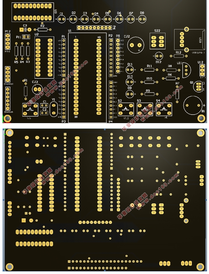基于单片机的自动火灾报警系统设计(附程序清单,原理图,PCB图)
