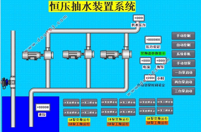 基于S7-1500PLC的变频恒压供水系统设计(附CAD电气控制图)