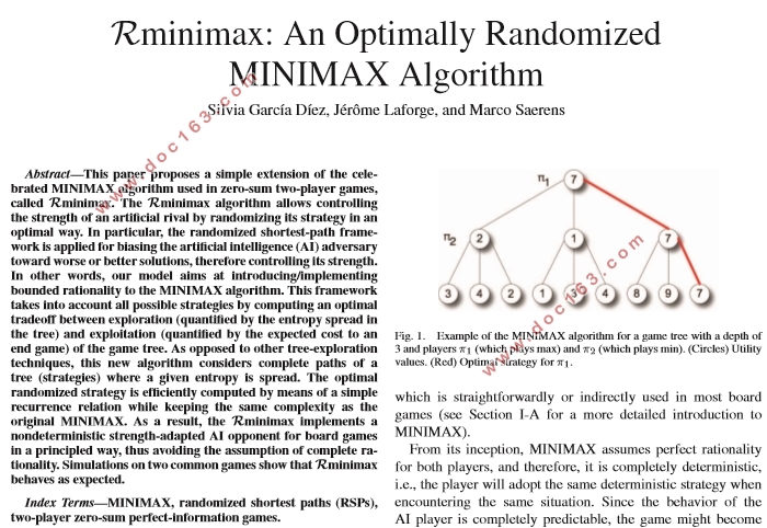 Rminimax:һŻС㷨