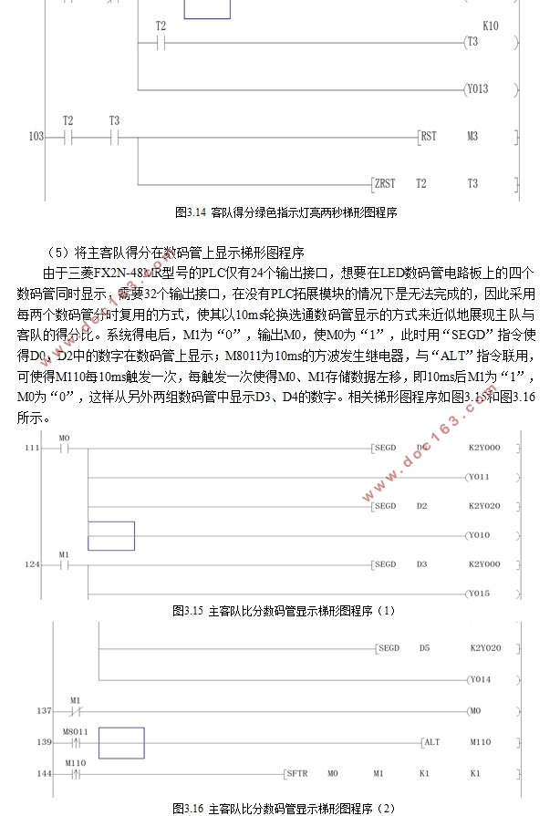 基于PLC和组态软件的足球计时计分器系统设计