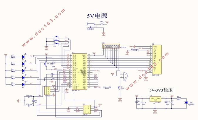 STC89C52ƬĻֱϵͳ(嵥)