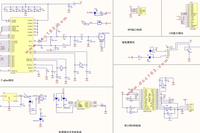 基于GPS和ZigBee技术的公共自行车防盗系统设计