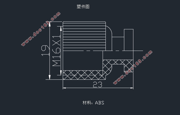 螺母注塑模设计(含CAD零件装配图)