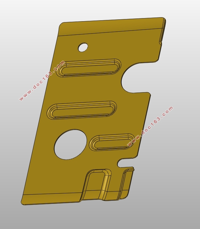 汽车车身覆盖件冲压成形工艺分析及模具设计(含SolidWorks三维图)