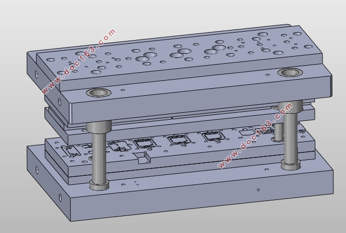 翻遍式手机屏蔽件的模具设计(含CAD图,SolidWorks三维图)