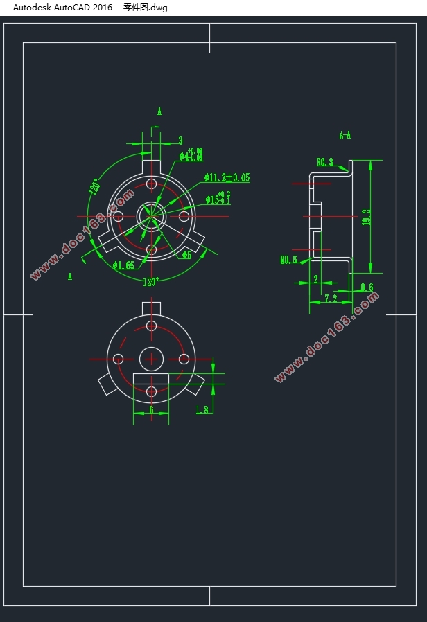 端盖冲压模具设计(含CAD零件图装配图)