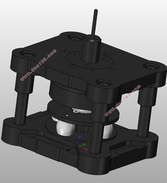 轴承端盖零件的冲压结构分析及模具设计(含SolidWorks三维图)
