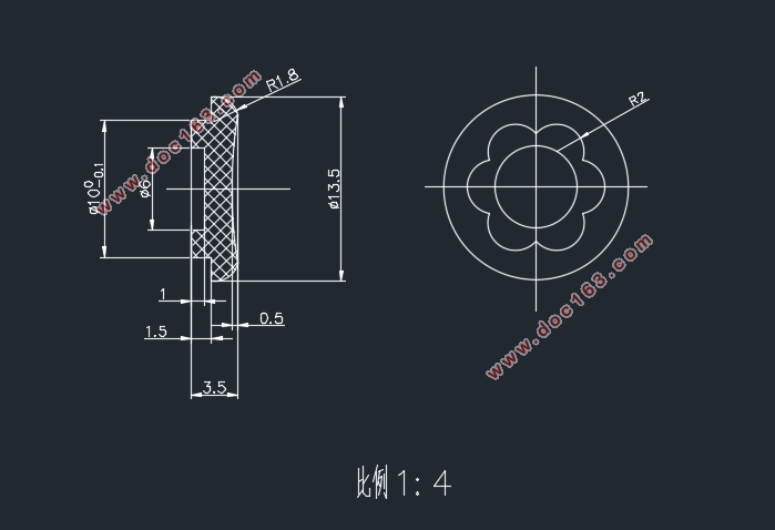 塑料盖模具设计与制造(含CAD零件图装配图)