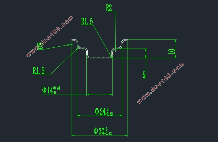 厚0.5mm10钢阶梯圆筒的冲压模具设计(含CAD零件图装配图)